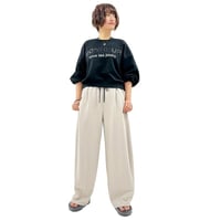 【 ayane 】　スパンコールロゴボンディングプルオーバー