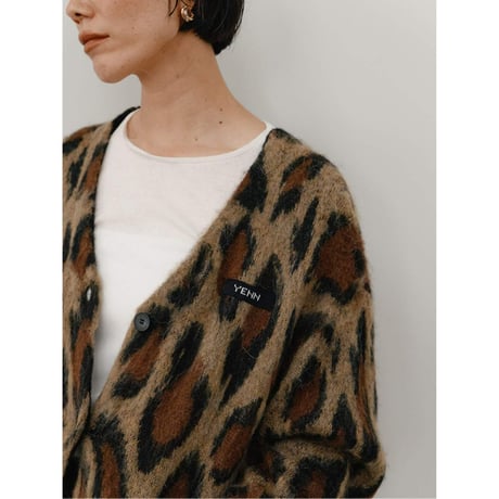 【 YENN 】 [Y264-92132] LEOPARD V NECK CD