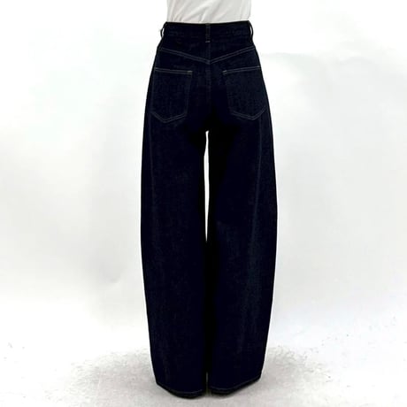 【 cafune 】 10oz denim tuck pants