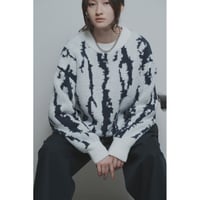 【 CYAN TOKYO 】 ジオメトジャガードニット