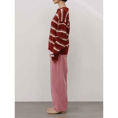 【 YENN 】 [Y264-31124] BOX TUCK PEG PANT
