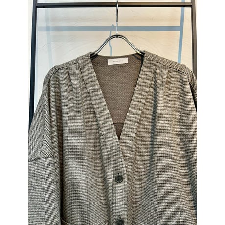 【 PASSIONE 】 WOOLLET × WARM-THERMO Vネックジャケット