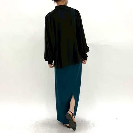 【 cafune 】 lace gather blouse