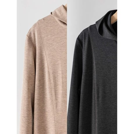 【 YENN 】 [Y264-51125] HENRY HOODIE DRESS