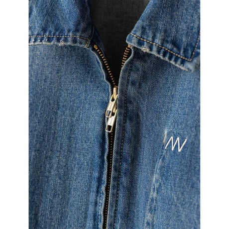 【 YENN 】 [Y264-41139] DENIM ZIP UP JACKET　※納期：1月上旬～中旬