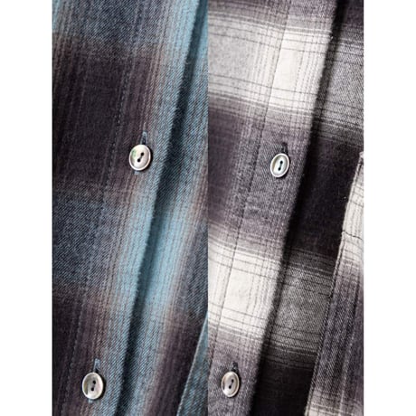 【 YENN 】 [Y264-11123] WASHED PLAID SHIRT
