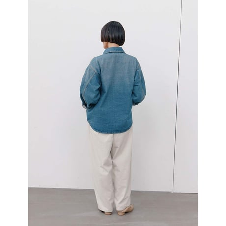 【 YENN 】 [Y264-41139] DENIM ZIP UP JACKET　※納期：1月上旬～中旬