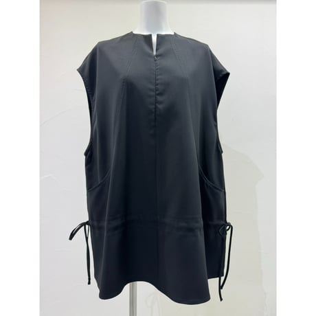 【 CYAN TOKYO 】 ZIPフロントフレンチチュニック