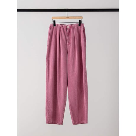 【 YENN 】 [Y264-31124] BOX TUCK PEG PANT