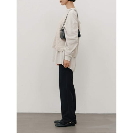 【 YENN 】 [Y264-91131] CHUNKY KNIT VEST