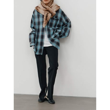 【 YENN 】 [Y264-01116] FAUX FUR SCARF