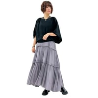 【 ayane 】横編みドルマンプルオーバーニット