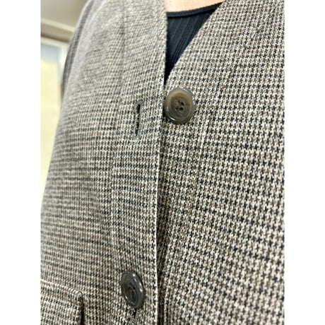 【 PASSIONE 】 WOOLLET × WARM-THERMO Vネックジャケット