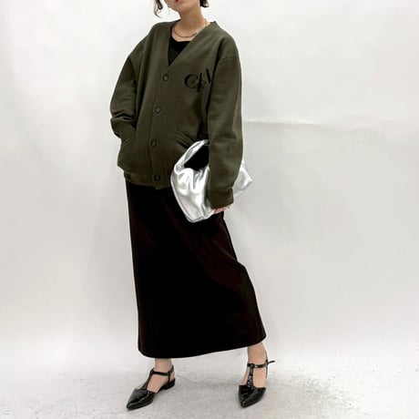 【 cafune 】 sweat like knit cardigan
