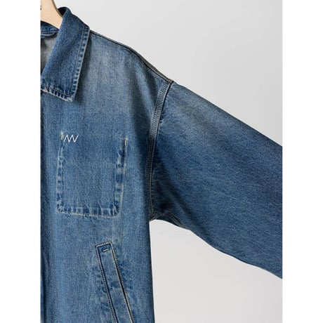 【 YENN 】 [Y264-41139] DENIM ZIP UP JACKET　※納期：1月上旬～中旬