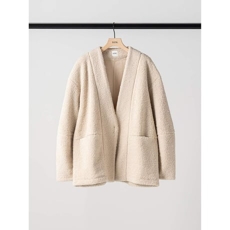 【 YENN 】 [Y264-42121] COZY TEXTURE JACKET