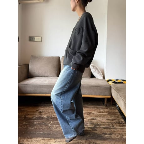 【 cafune 】 sweat like knit cardigan