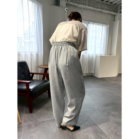【 cafune 】 tuck sheer easy pants