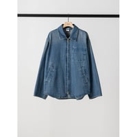 【 YENN 】 [Y264-41139] DENIM ZIP UP JACKET　※納期：1月上旬～中旬