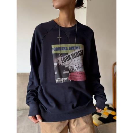 【 cafune 】 soft sweat gusset pullover