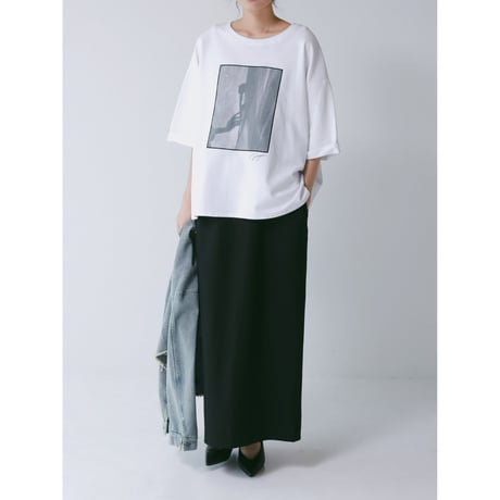 【 CHIGNON 】 PHOTOｵｰｶﾞﾝｼﾞｰﾐﾆ裏TEE