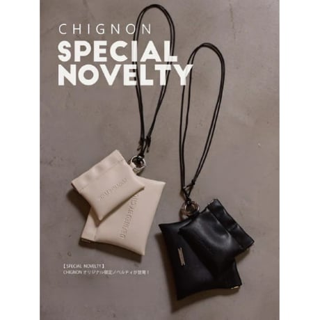 【 CHIGNON御予約ノベルティーについて 】