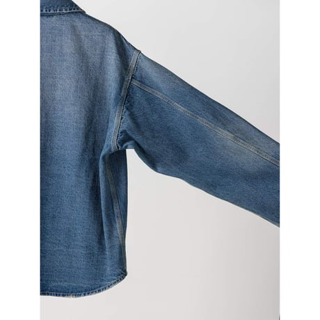 【 YENN 】 [Y264-41139] DENIM ZIP UP JACKET　※納期：1月上旬～中旬