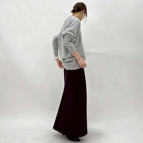 【 cafune 】 soft sweat gusset pullover