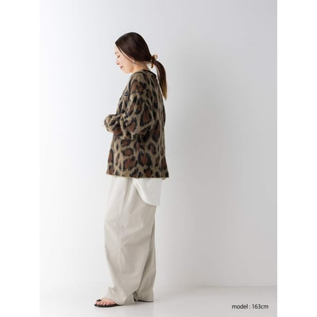 【 YENN 】 [Y264-92132] LEOPARD V NECK CD