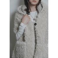 【 CYAN TOKYO 】 シャギーボアフーディストール