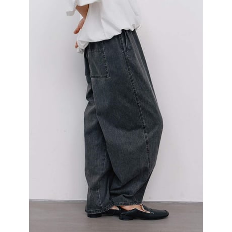 【 YENN 】 [Y264-31124] BOX TUCK PEG PANT