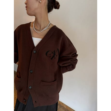 【 cafune 】 sweat like knit cardigan