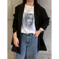 【 ROSIEE 】 メガネ女子プリントTシャツ