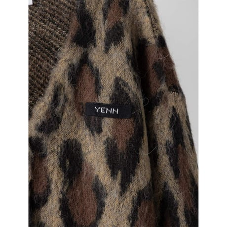 【 YENN 】 [Y264-92132] LEOPARD V NECK CD