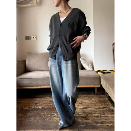 【 cafune 】 sweat like knit cardigan