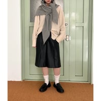 【 PRIORITY 】 エコレザーハーフパンツ