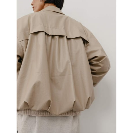 【 YENN 】 [Y264-42119] LEATHER LIKE BLOUSON
