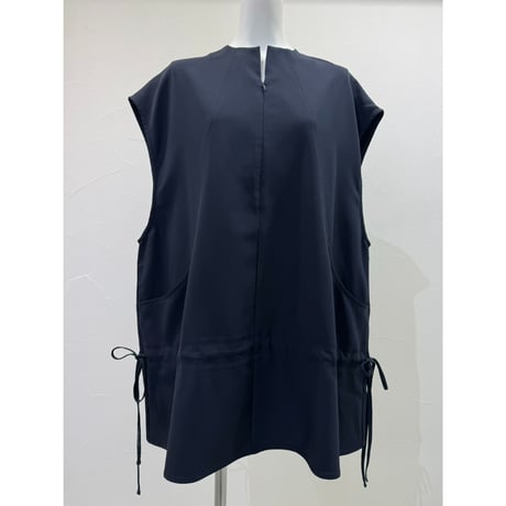 【 CYAN TOKYO 】 ZIPフロントフレンチチュニック