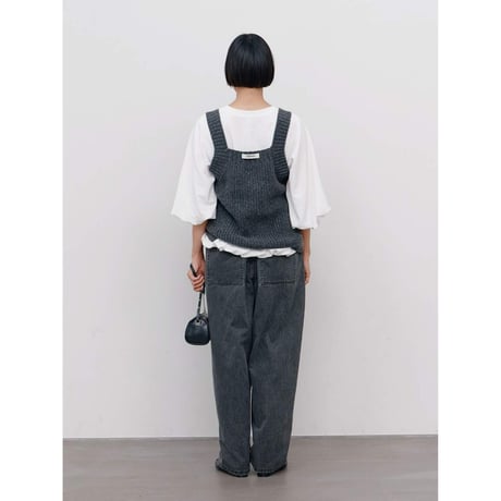 【 YENN 】 [Y264-91131] CHUNKY KNIT VEST