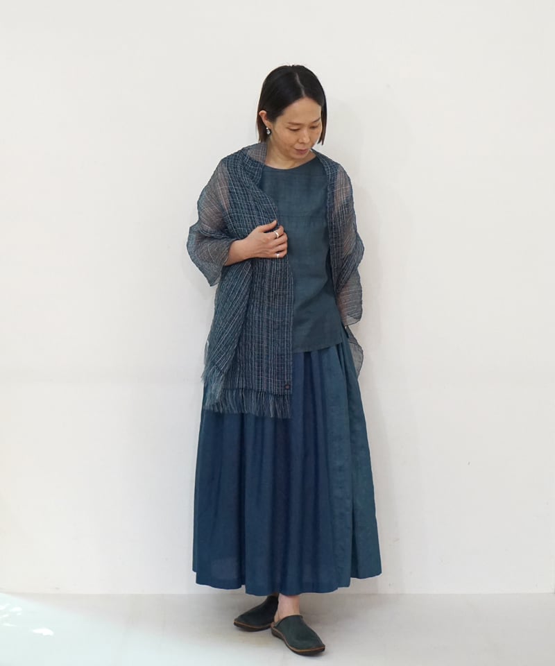 え*ん様 真木テキスタイル 藍染 大判ストール え*ん様 真木