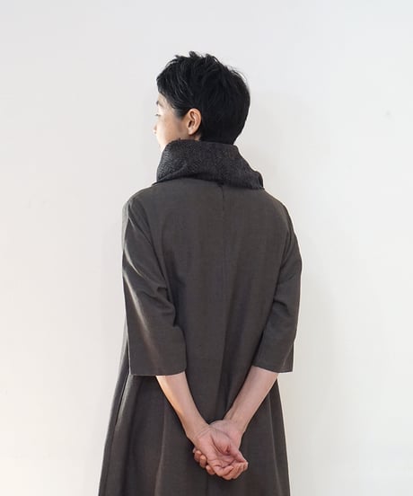 マフラー クバモックレノ 黒 4048B