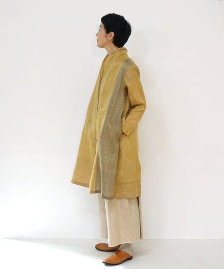 ジャケット シンプルlong マルダウール 黄金色 6697MaY