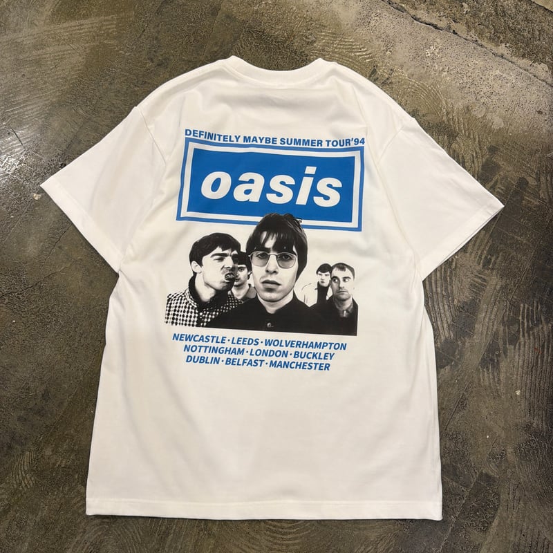 【Tシャツ66】古着oasis MADE IN U.K. Vネック希少 新品】 Oasis バンドTシャツ | 古着屋JACO