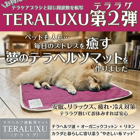 【予約販売】テラヘルツ波転写マット♡テララグTERALUXU特別価格《 発送は11月上旬 》
