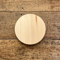 「いちょうの木のまな板　まんまる」 直径25センチ RD-05