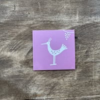 ノラヤ　ミニカード 鳥とぶどう　５枚入り