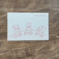 ノラヤ　ねこのバースデーカード