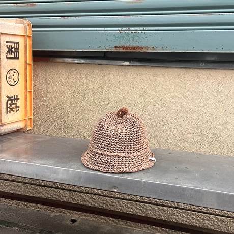 mini flare knit bonbon.(summer).mocha brown.