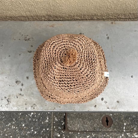 mini flare knit bonbon.(summer).mocha brown.