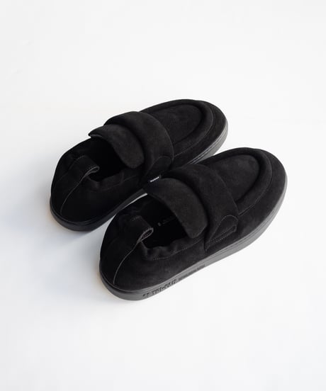 Graphpaper Women _ PPACO for Graphpaper SUEDE SOFT-PAD LOAFER ( Black )